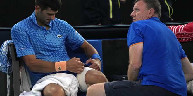 Novak Djokovič, Zranenie, Ošetrovanie, Australian Open