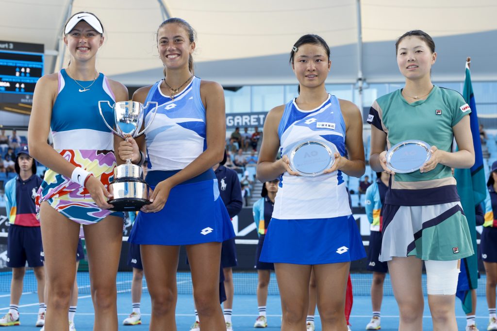 Hayu Kinošitová, Sara Saitová, Renáta Jamrichová, Federica Urgesiová, Australian Open 2023