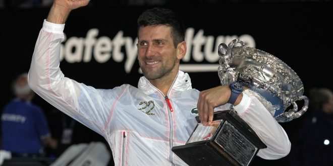 Novak Djokovič, Australian Open, Trofej