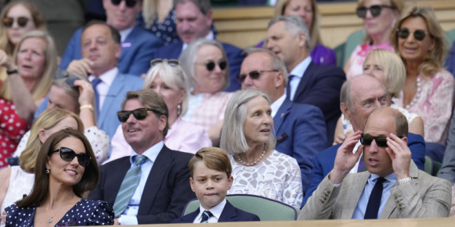 Princ William, Vojvodkyňa Kate,, Princ George, Wimbledon