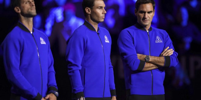 Novak Djokovič, Rafael Nadal, Roger Federer