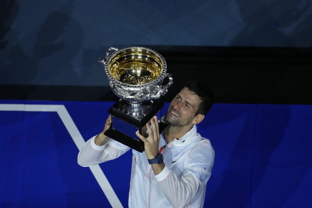 Novak Djokovič, Trofej, Australian Open