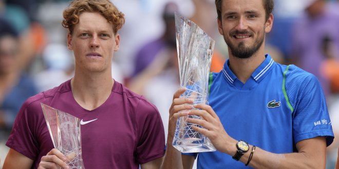 Daniil Medvedev, Jannik Sinner, ATP Miami Open, Trofe
