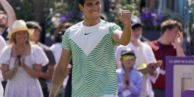 Carlos Alcaraz, Trofej, Víťaz, Queen´s Club 2023