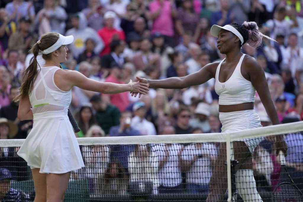 Venus Williamsová, Elina Svitolinová, Wimbledon 2023
