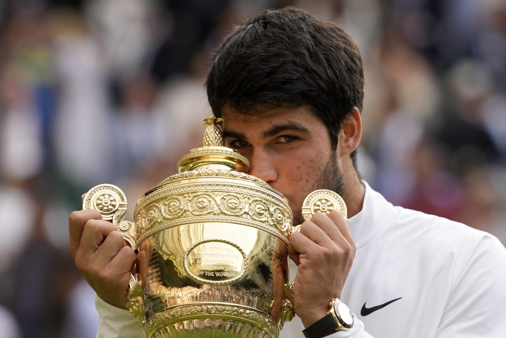 Carlos Alcaraz, Víťaz, Trofej, Wimbledon 2023
