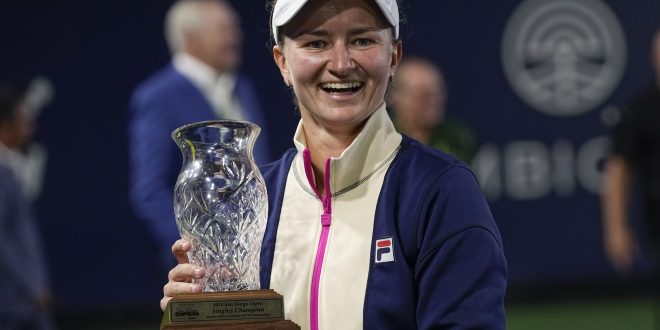 Barbora Krejčíková, San Diego, Trofej