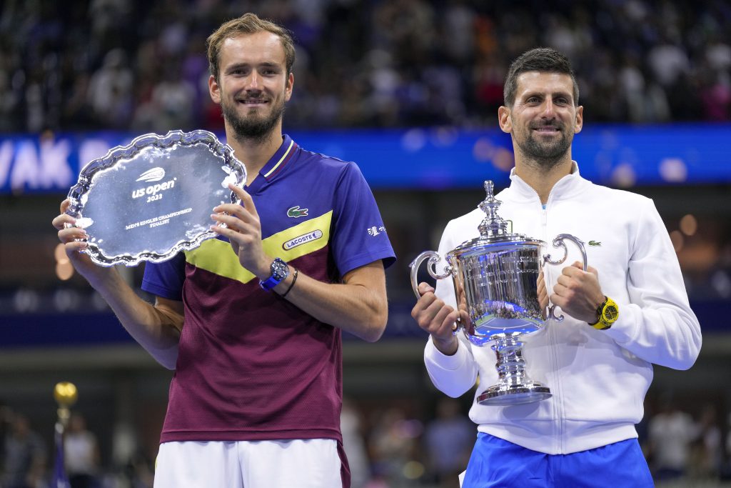 Novak Djokovič, Daniil Medvedev, Trofeje, US Open 2023
