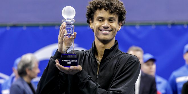Gabriel Diallo, Peugeot Slovak Open 2023, Bratislava, Trofej