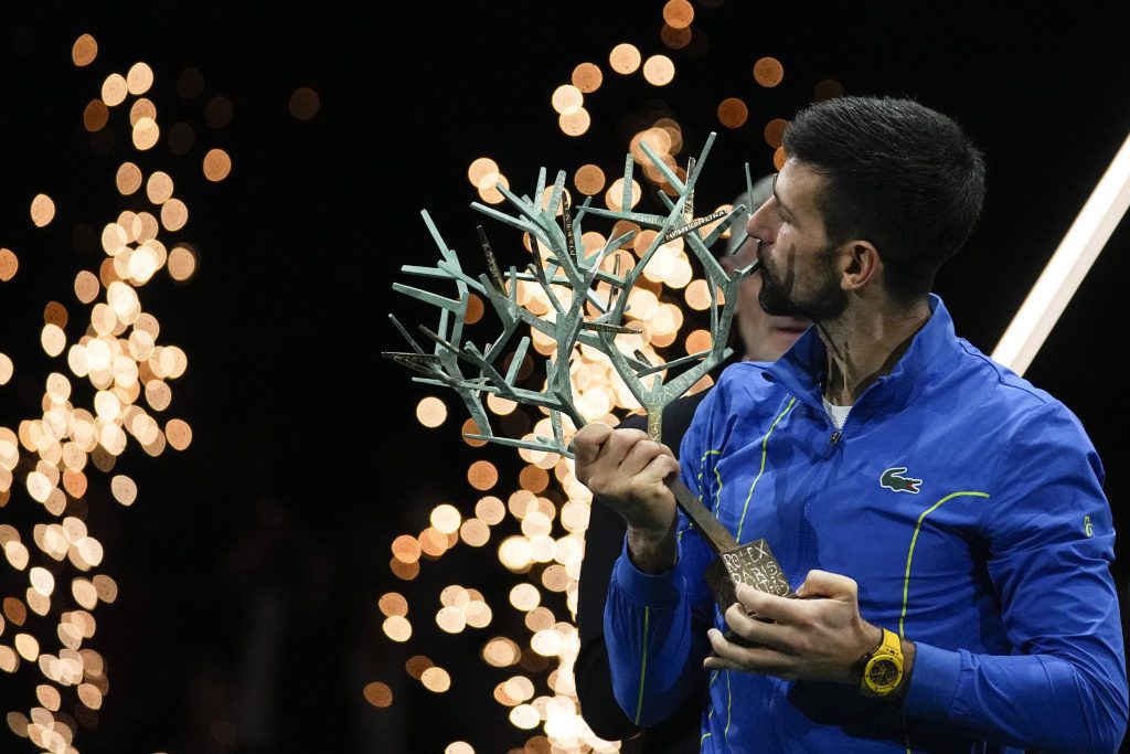 Novak Djokovič, ATP Paríž Masters, Trofej