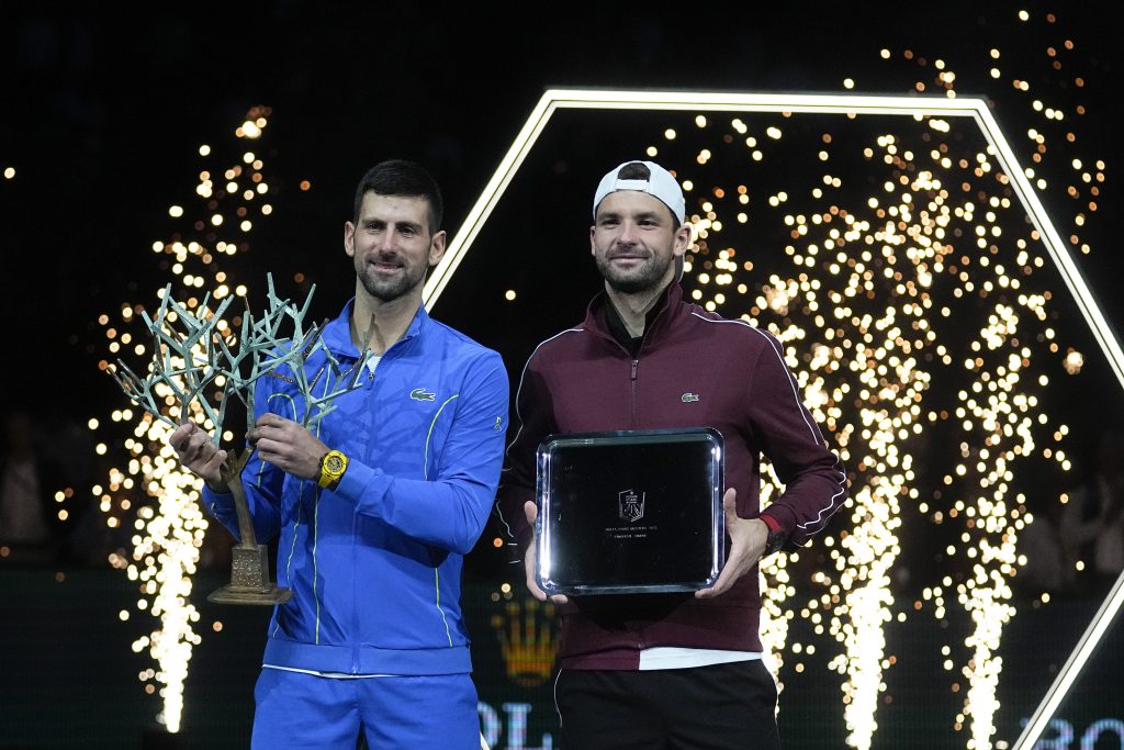 Novak Djokovič, ATP Paríž Masters, Trofej, Grigor Dimitrov