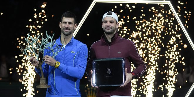 Novak Djokovič, ATP Paríž Masters, Trofej, Grigor Dimitrov