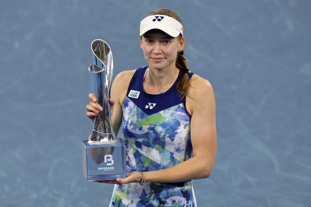 Jelena Rybakinová, Trofej, WTA Brisbane