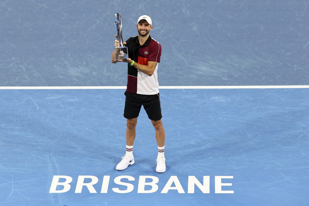 Grigor Dimitrov, ATP Brisbane, Trofej