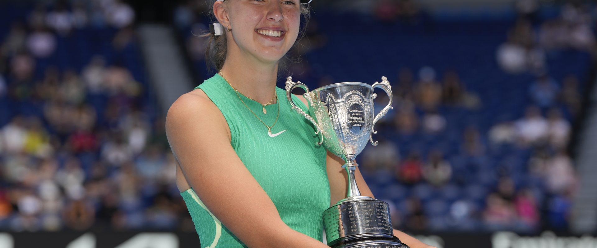 Renáta Jamrichová, Trofej, Juniorský Australian Open 2024, Melbourne,