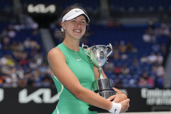 Renáta Jamrichová, Trofej, Juniorský Australian Open 2024, Melbourne,