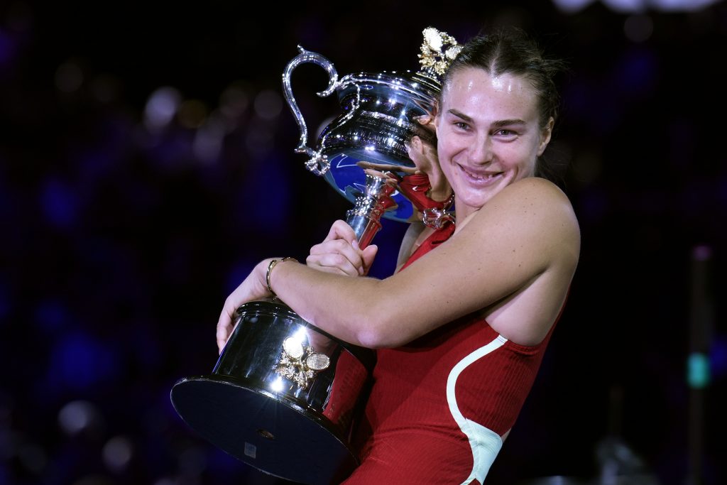 Aryna Sabalenková, Trofej, Melbourne, Australian Open 2024