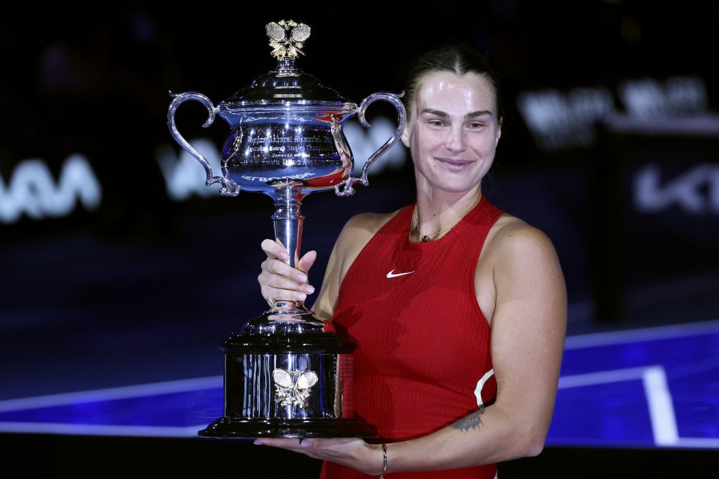 Aryna Sabalenková, Trofej, Melbourne, Australian Open 2024