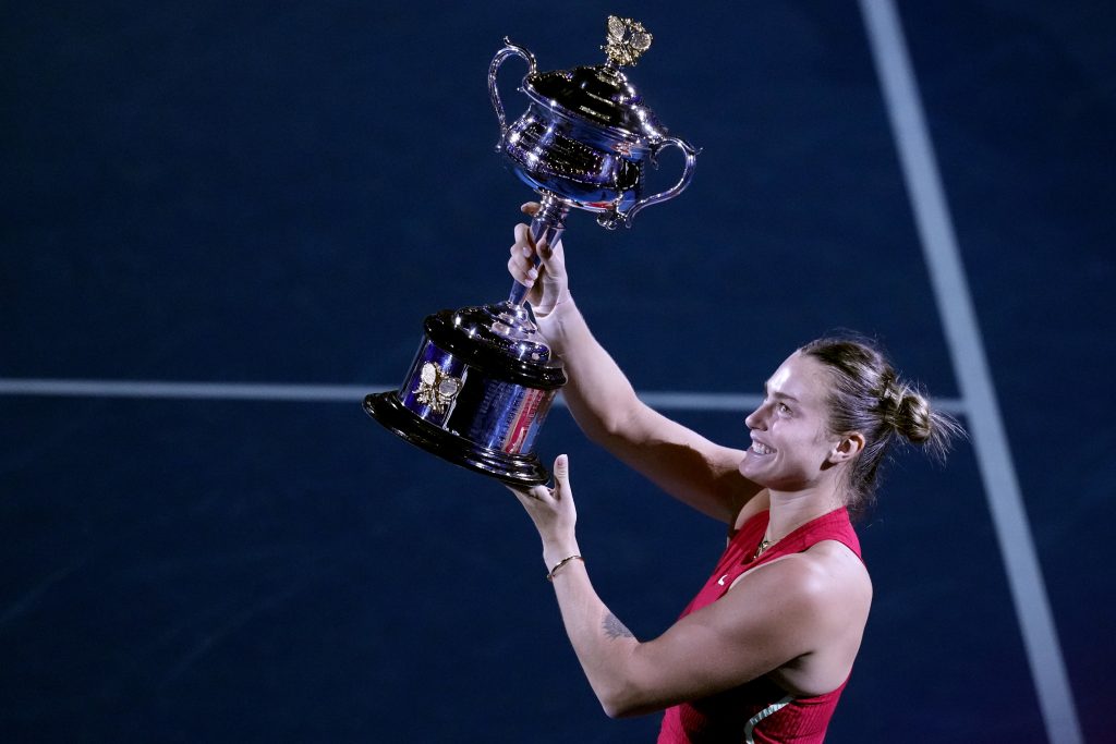 Aryna Sabalenková, Trofej, Melbourne, Australian Open 2024