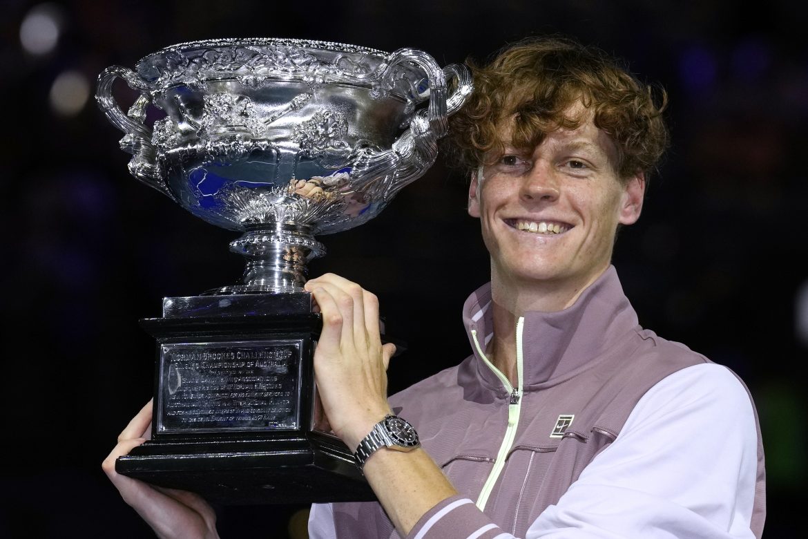 Jannik Sinner, Melbourne, Trofej, Australian Open 2024