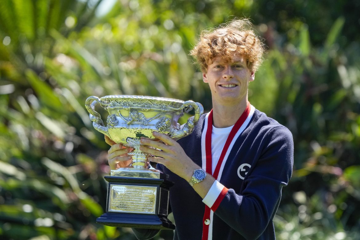 Jannik Sinner, Melbourne, Trofej, Australian Open 2024