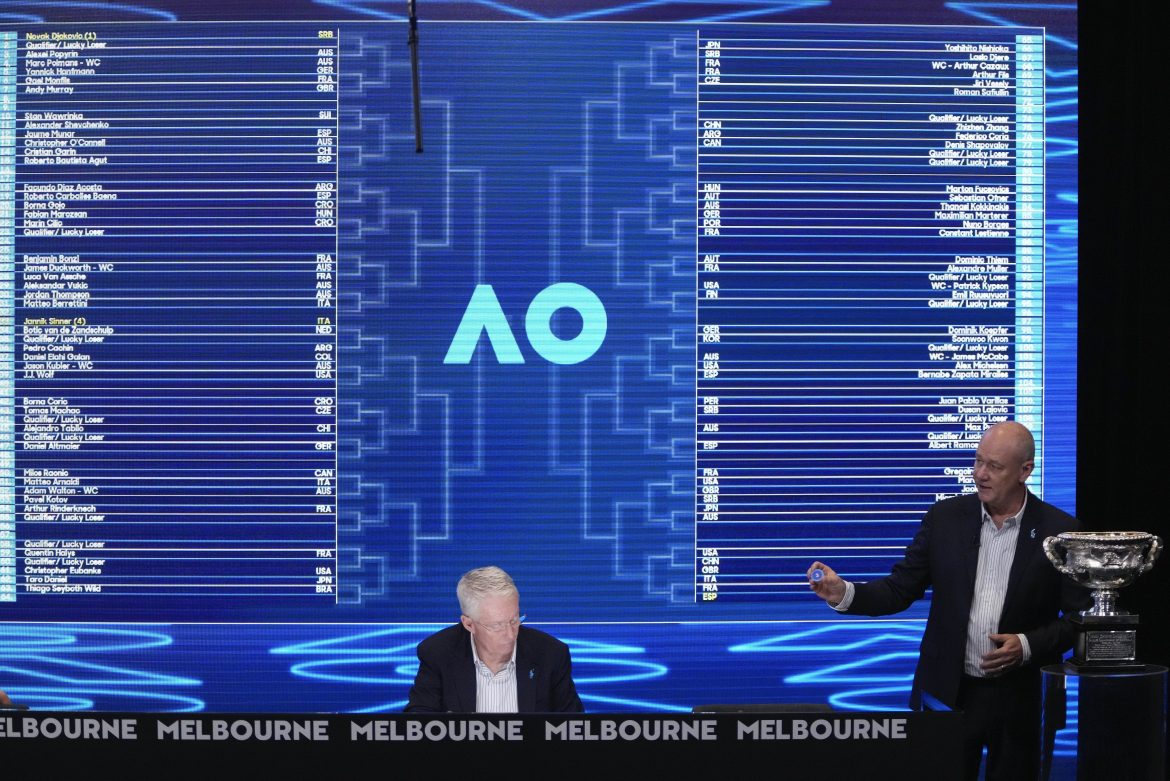 Žreb Australian Open 2024, Melbourne