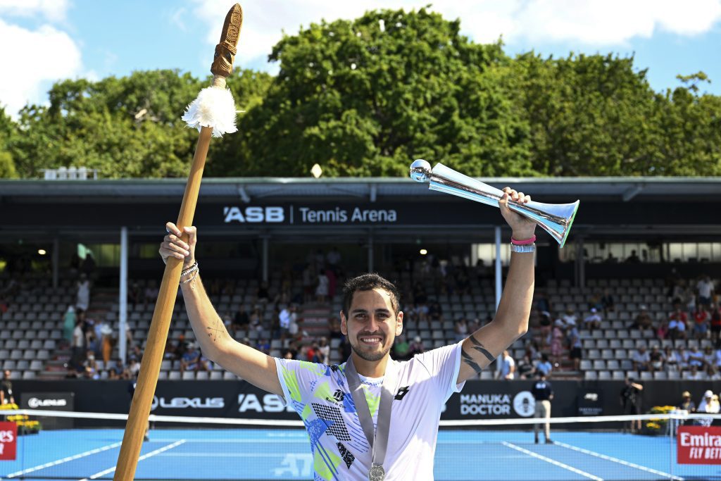 Alejandro Tabilo, ATP Auckland, Trofej, Víťaz