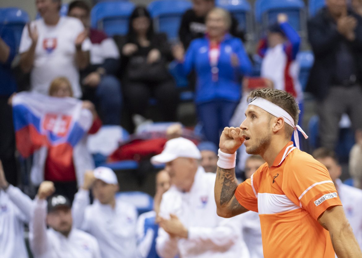 Alex Molčan, Slovensko, Srbsko, Davis Cup, Davisov pohár