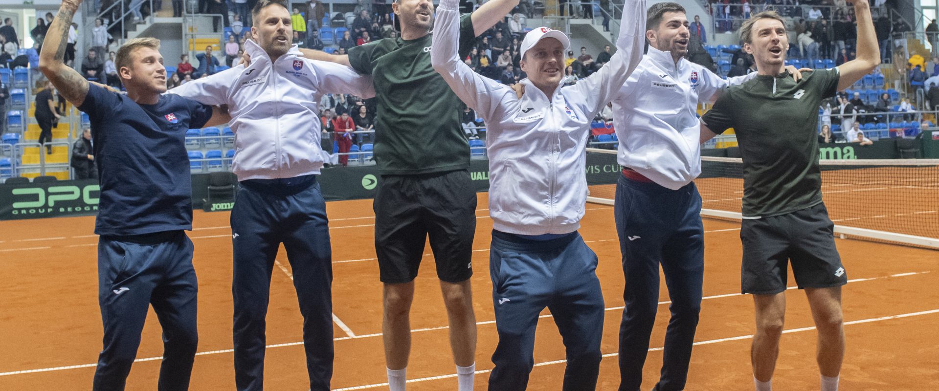 Slovensko, Davis Cup, Davisov pohár, Srbsko, Historický postup