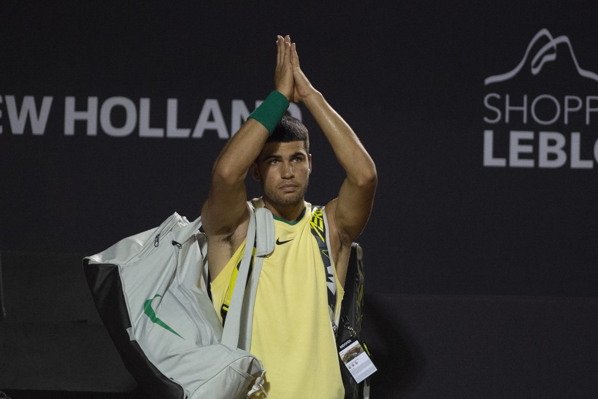 Carlos Alcaraz, Zranenie, Skreč