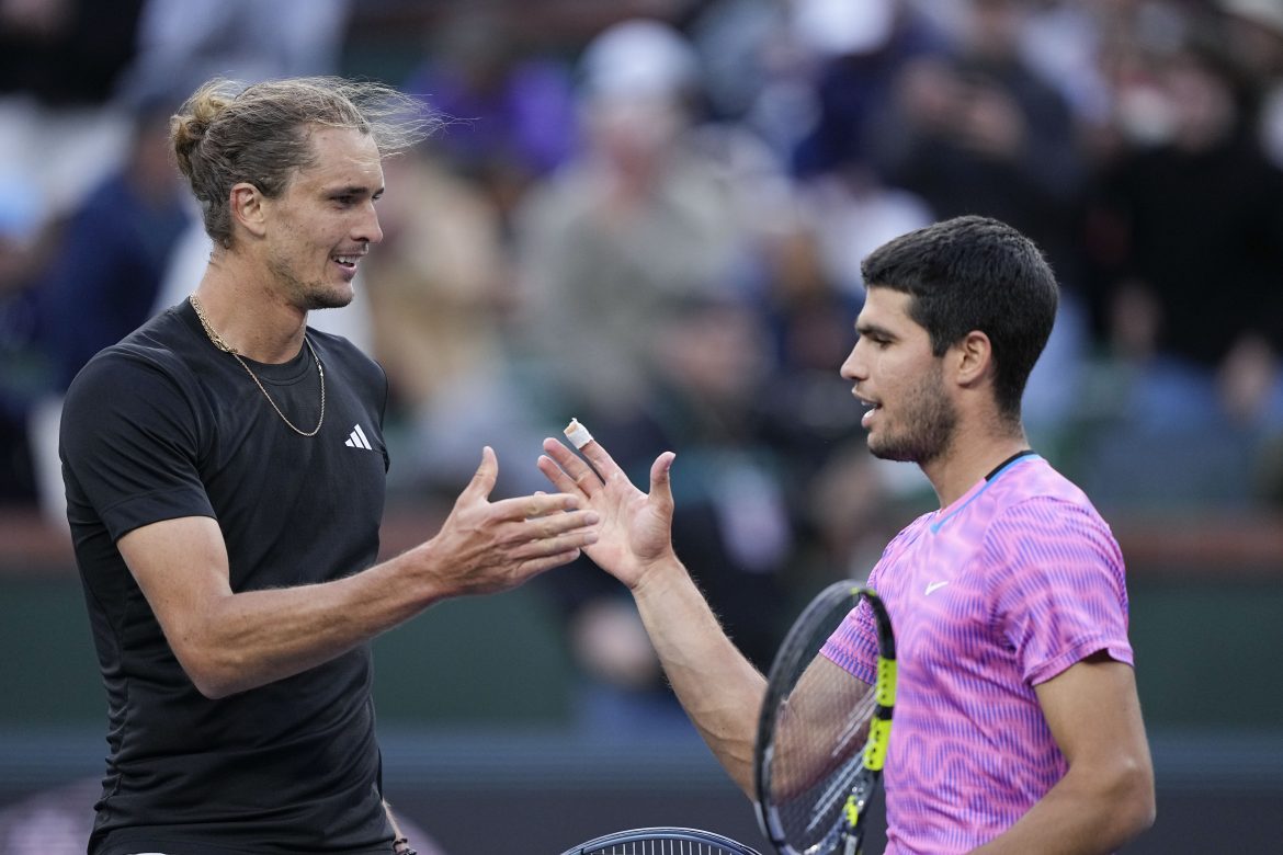 Carlos Alcaraz, Alexander Zverev, BNP Paribas Open, ATP Indian Wells