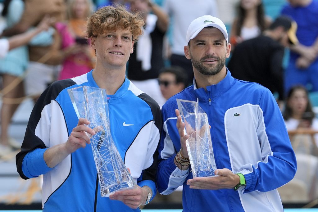 Jannik Sinner, Grigor Dimitrov, Trofeje, ATP Miami Open
