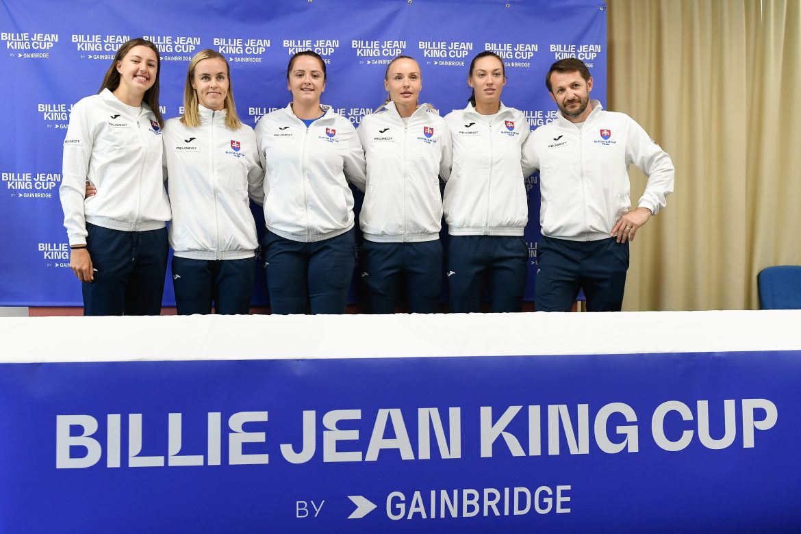 Renáta Jamrichová, Anna Karolína Schmiedlová, Viktória Hrunčáková, Rebecca Šramková, Tereza Mihalíková, Matej Lipták, Slovensko, Pohár Billie Jean Kingovej