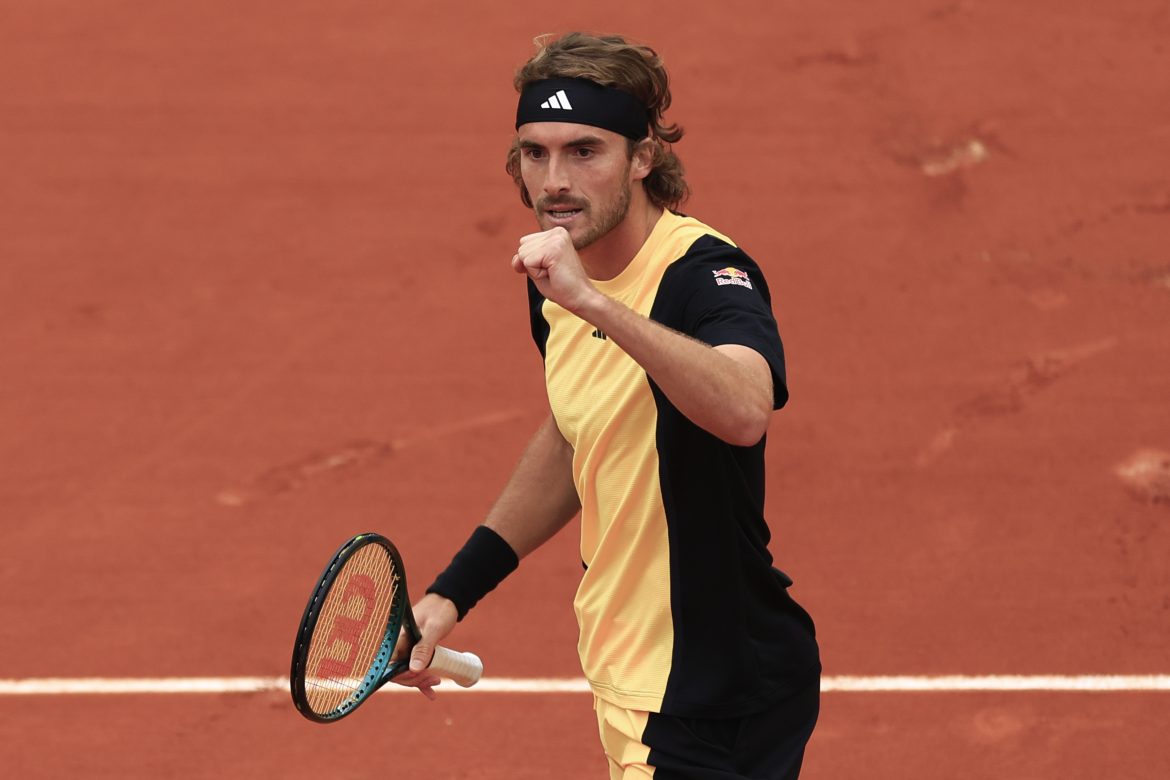 Stefanos Tsitsipas na Roland Garros 2024