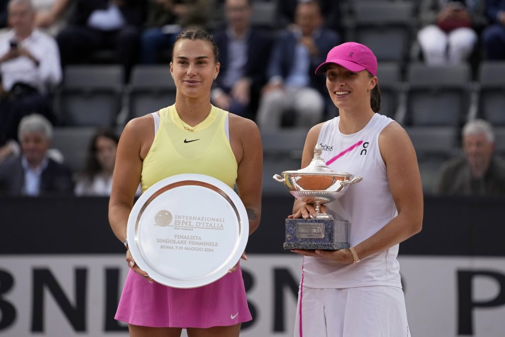 Aryna Sabalenková, Iga Swiateková, WTA Rím, Trofeje