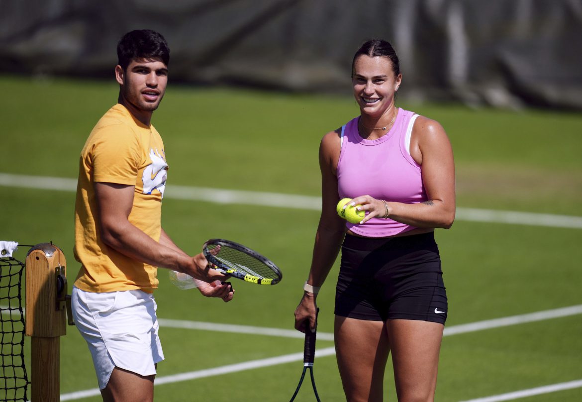 Carlos Alcaraz, Aryna Sabalenková, Wimbledon 2024