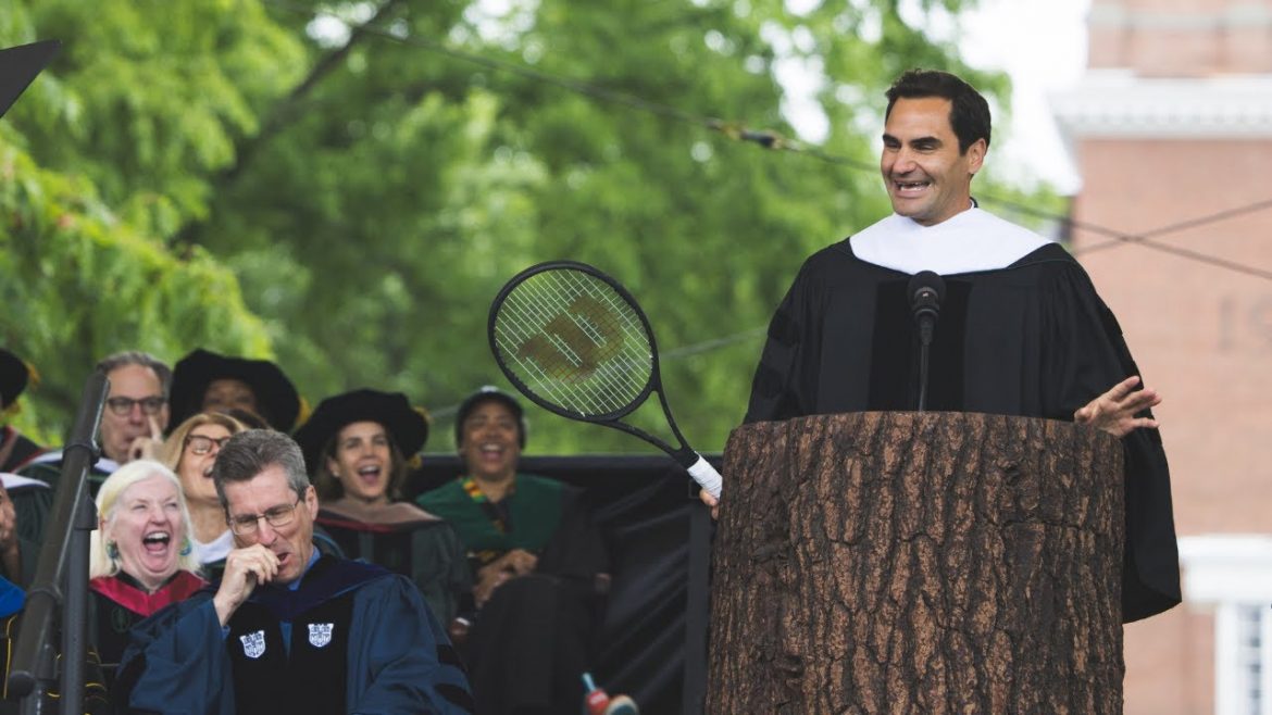 Roger Federer, Prejav, Dartmouth College