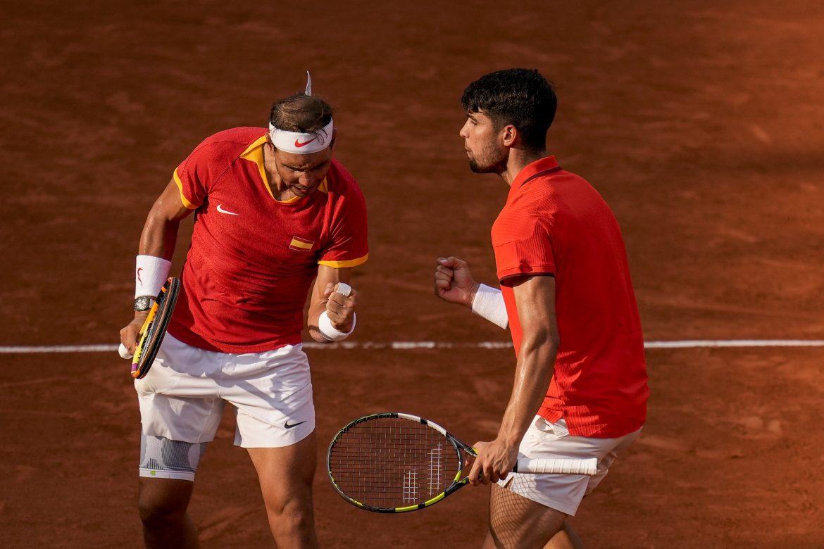 Carlos Alcaraz, Rafael Nadal, OH 2024, Paríž