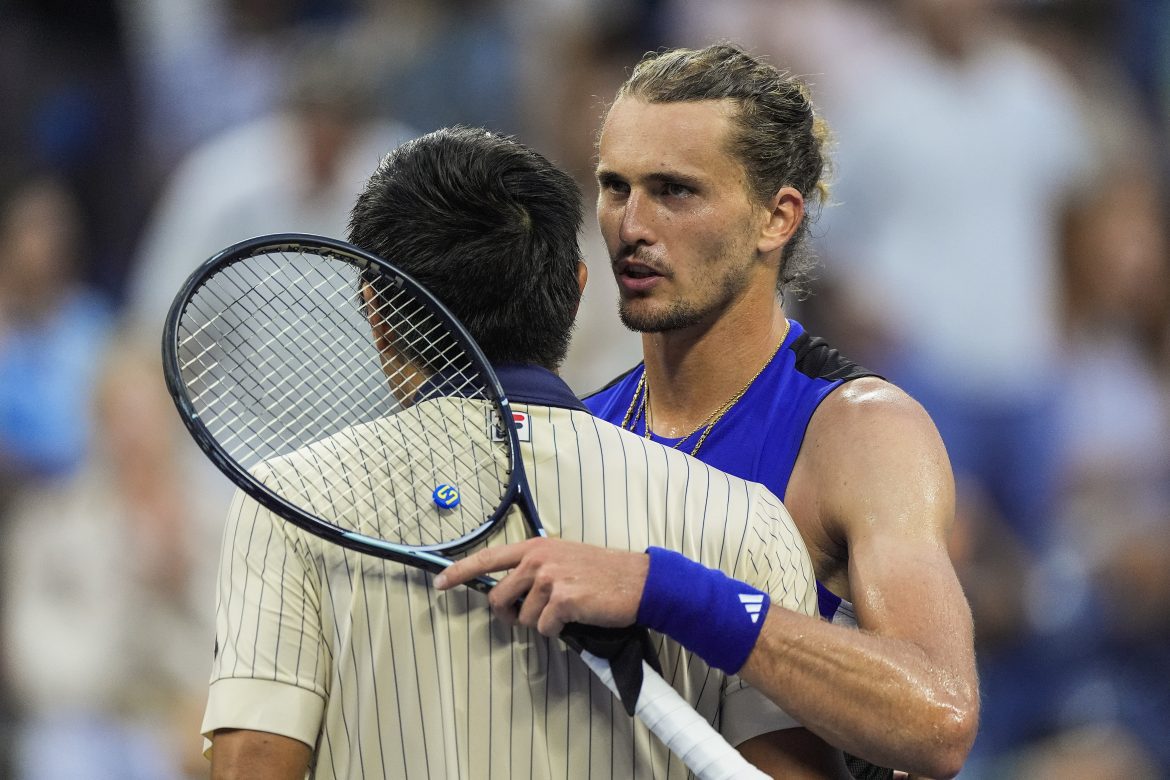 Brandon Nakashima, Alexander Zverev, US Open 2024