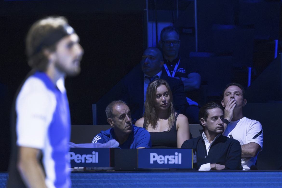 Stefanos Tsitsipas, ATP Bazilej, Lóža, Paula Badosová