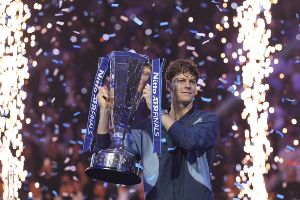 Jannik Sinner, Turín, Nitto ATP Finals, Trofej, Víťaz, Turnaj majstrov