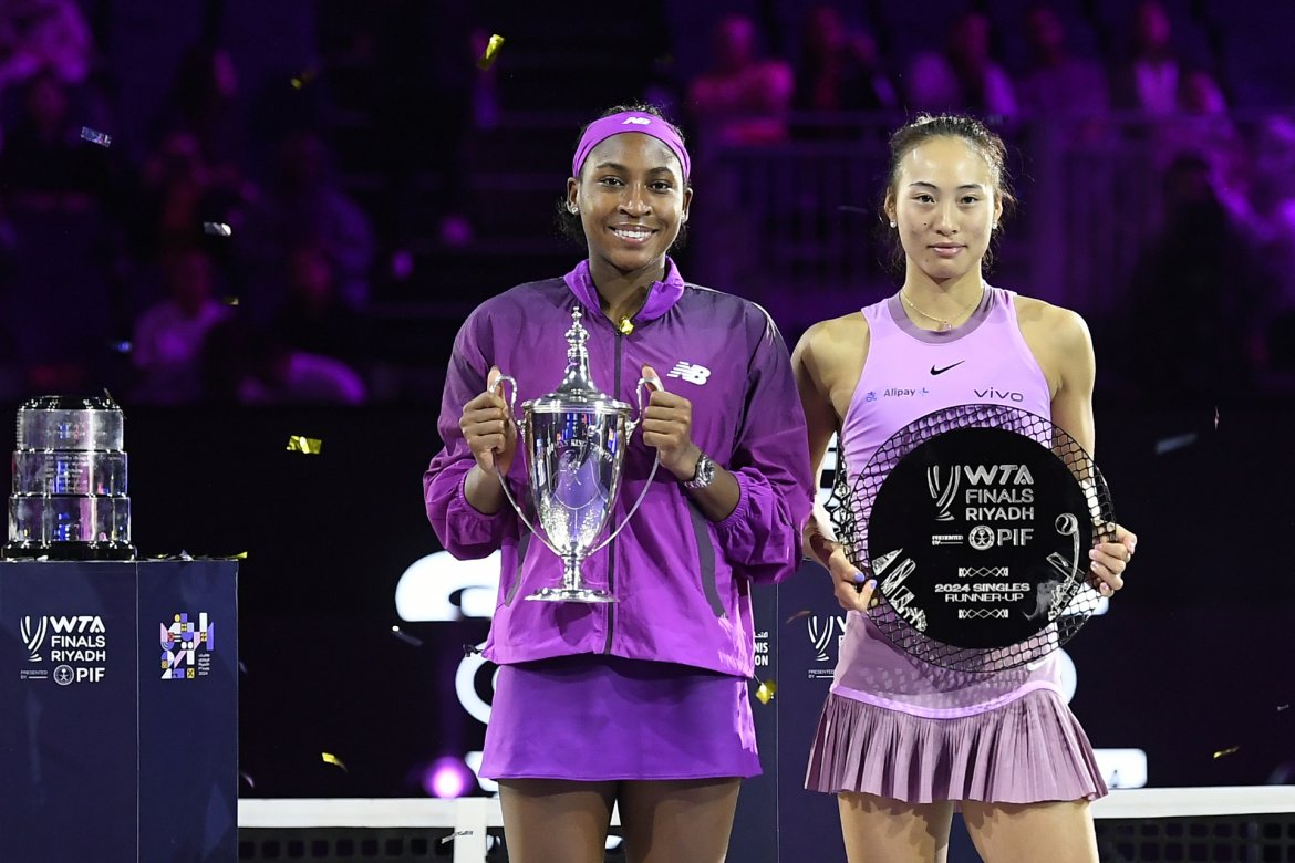 Coco Gauffová, Čeng Čchin-wen, WTA Finals, Trofeje, Turnaj majsteriek
