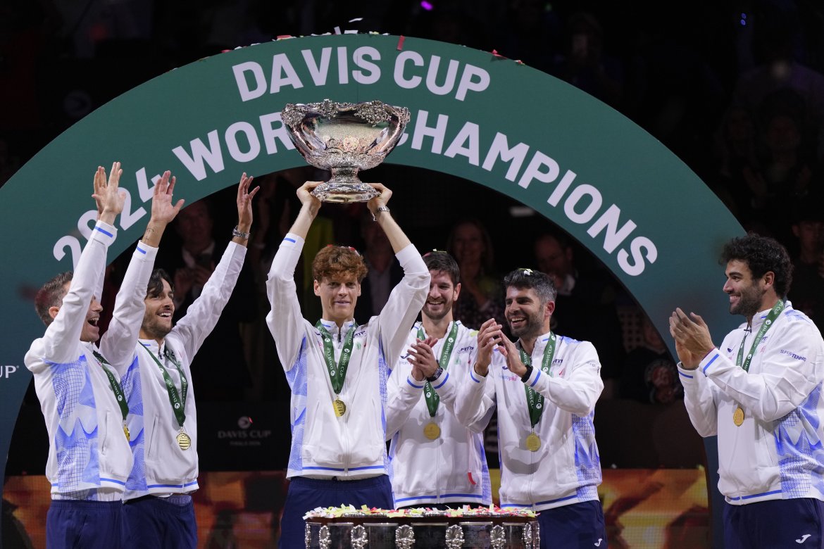 Jannik Sinner, Taliansko, Trofej, Davis Cup, Davisov pohár