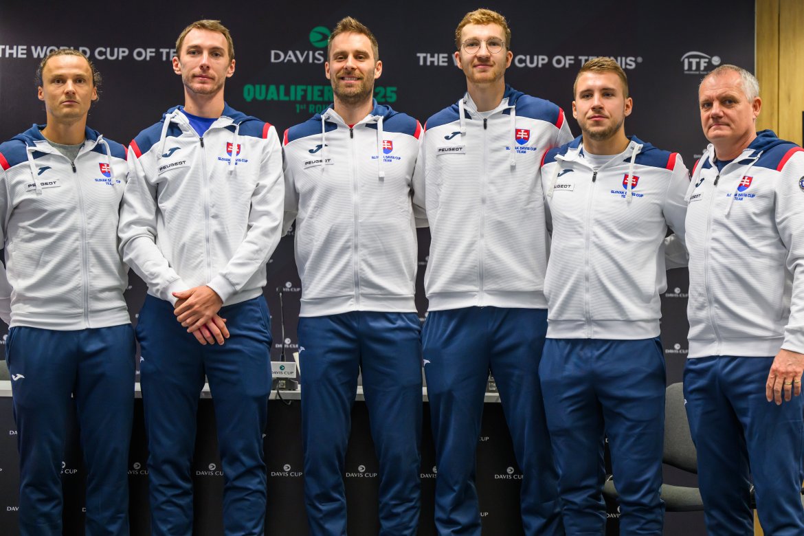 Jozef Kovalík, Lukáš Klein, Norbert Gombos, Alex Molčan, Miloš Karol, Tibor Tóth, Slovensko, Chorvátsko, Davis Cup, Davisov pohár, Osijek, Žreb