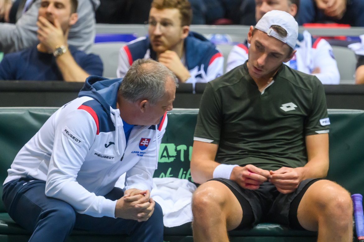 Tibor Tóth, Lukáš Klein, Slovensko, Chorvátsko, Davis Cup, Davisov pohár. Osijek