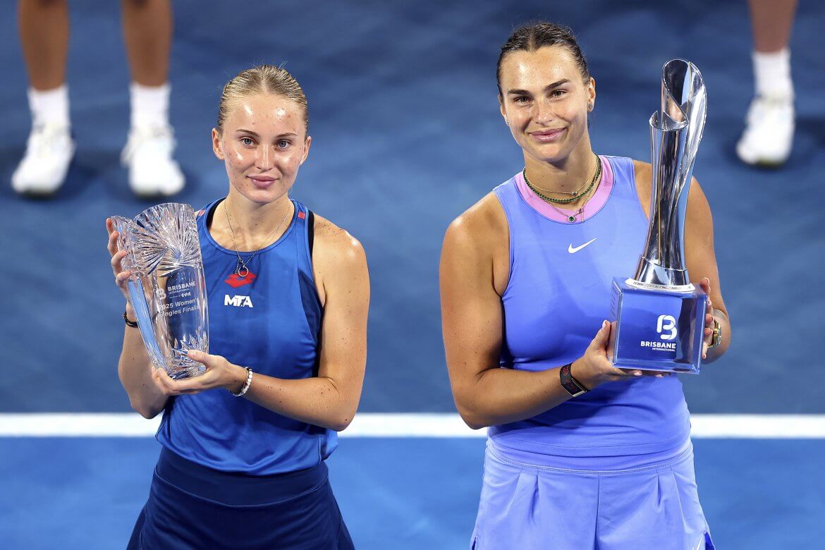 Aryna Sabalenková, Polina Kudermetovová, WTA Brisbane, Trofeje