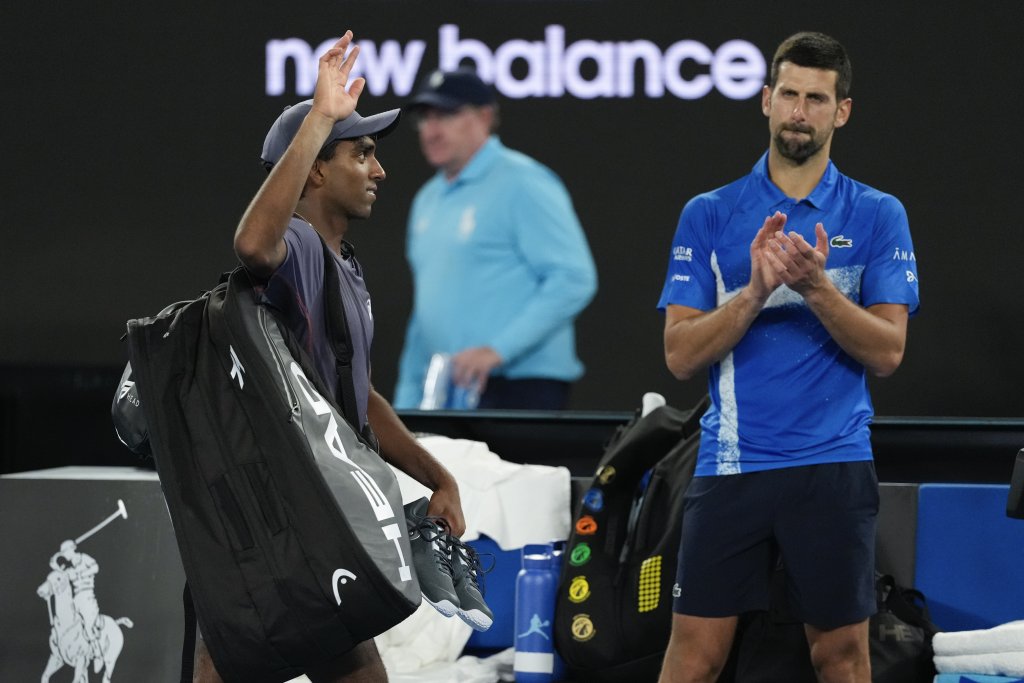 Nishesh Basavareddy, Novak Djokovič, Melbourne, Australian Open 2025