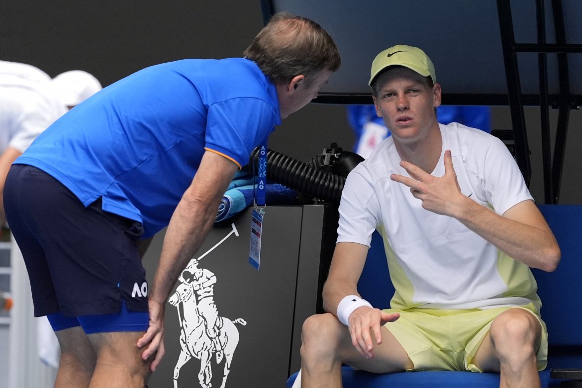 Jannik Sinner, Ošetrenie, Melbourne, Australian Open 2025