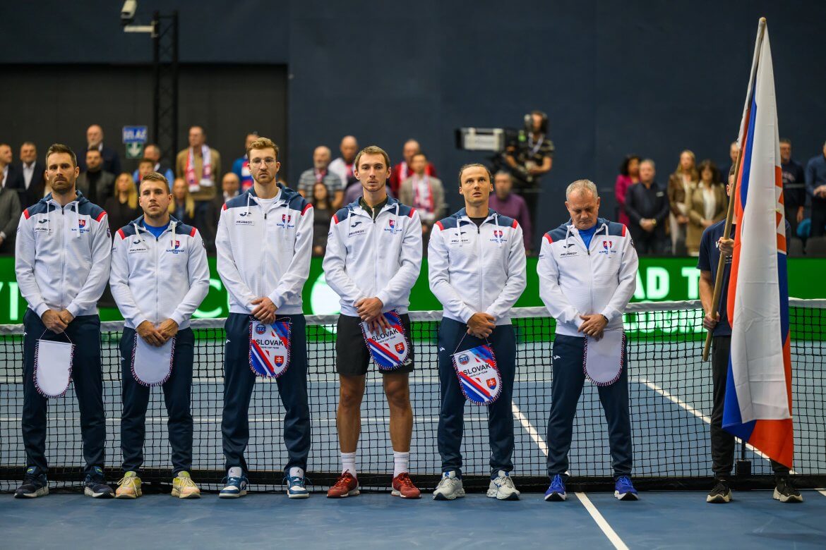 Norbert Gombos, Alex Molčan, Lukáš Klein, Miloš Karol, Jozef Kovalík, Tibor Tóth, Slovensko, Davis Cup, Davisov pohár
