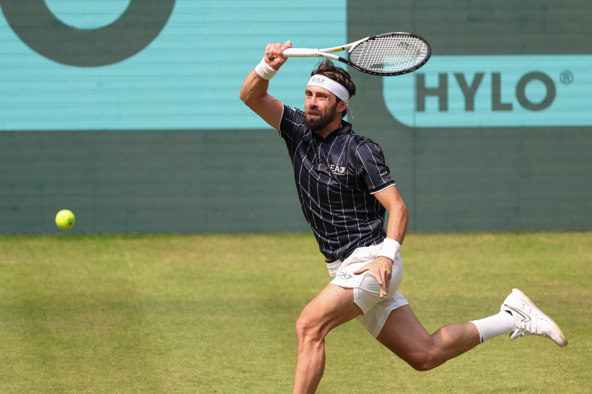 Nikoloz Basilašvili, ATP Halle